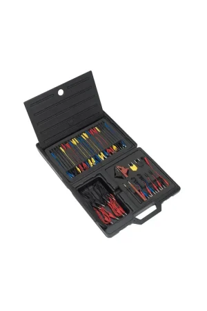 Nuevo Modelo JUEGO DE CABLES Y ACCESORIOS PARA COMPROBAR CIRCUITOS ELECTRICOS 90 PIEZAS