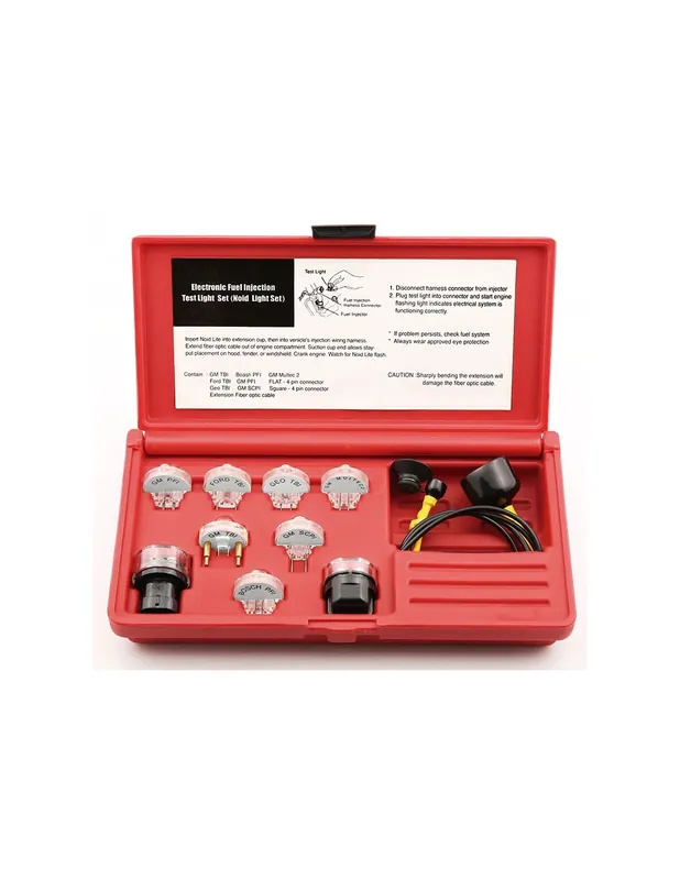 JUEGO PARA COMPROBAR SISTEMA ELECTRICO DE INYECCIÓN GASOLINA - 11 PZAS Bestseller