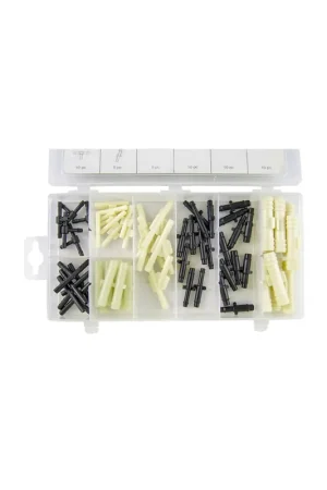 Precio De Oferta Surtido de conectores para mangueras de vacio, mangueras de combustible y mangueras de agua 4 mm a 10 mm, 65 piezas