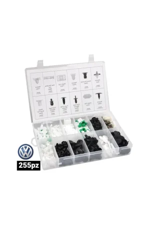 Nuevo Modelo Surtido grapas y clips para carrocería volkswagen ( vw ) 255 piezas