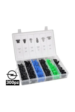 Surtido grapas y clips para carrocería OPEL 300 piezas Últimas Unidades
