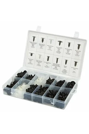Auténtico Surtido de grapas y clips universales para carrocería de coches 340 piezas