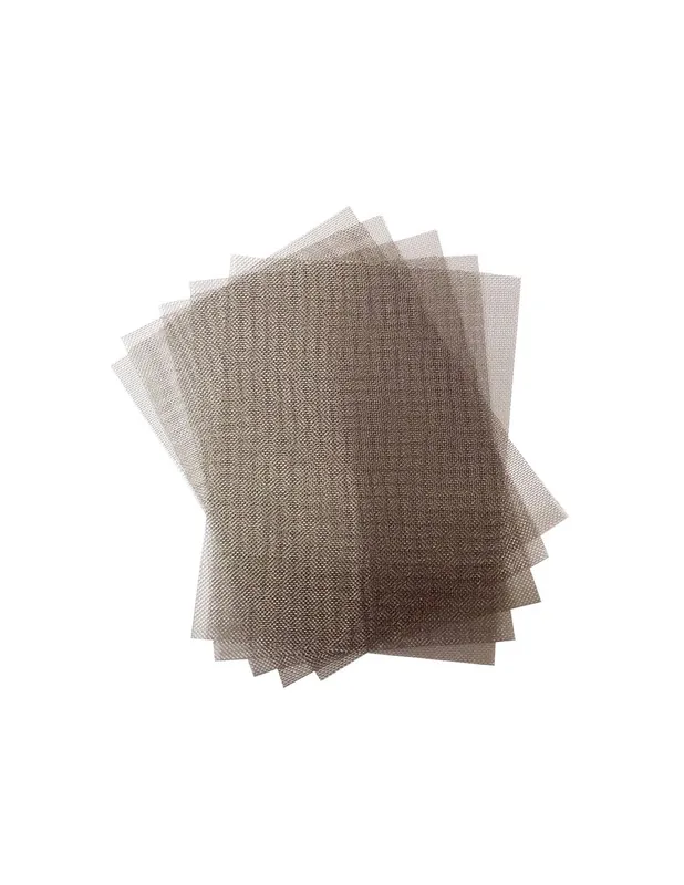 MALLA DE ACERO 5 PZAS 150mm x 115mm x 1mm Envío Inmediato