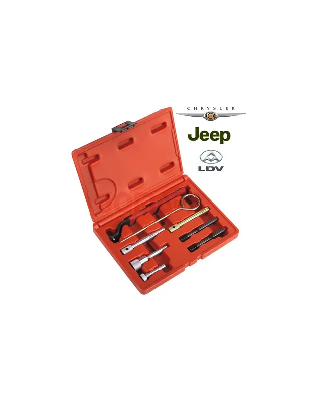 Conjunto de calado de distribucion para chrysler, jeep y ldv motores 2.5 y 2.8 crd De Moda