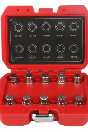 JUEGO DE VASOS PARA TORNILLOS ANTIRROBO EN LLANTAS BMW / MINI Moderno