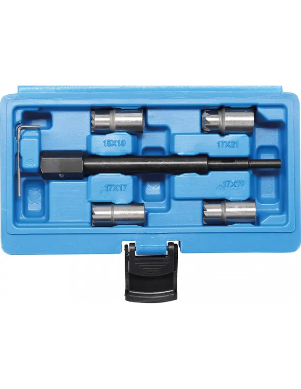 ESCARIADOR PARA ASIENTO DE INYECTORES CDI DELPHI BOSCH BMW, MERCEDES, CRD, PSA, FORD, FIAT... 7 PIEZAS Rebajas