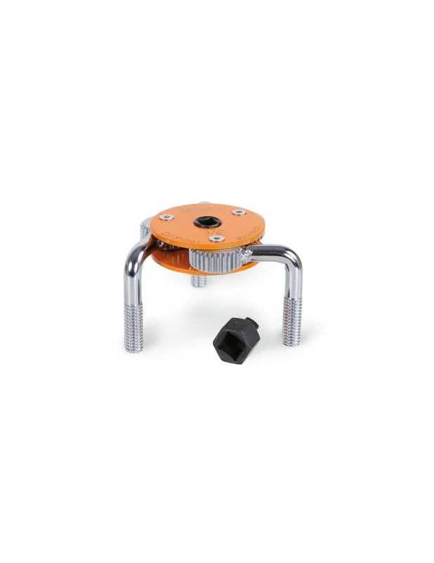 Ordena Ya BETA 1493H - Llave autoajustable de tres patas para filtros de aceite a la derecha y a la izquierda
