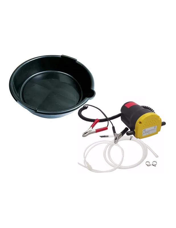 Kit para cambio de aceite de coche Bomba extractora aceite 12v 60 w + Bandeja Recodera De Aceite 6 Litros Pedido Al Por Mayor