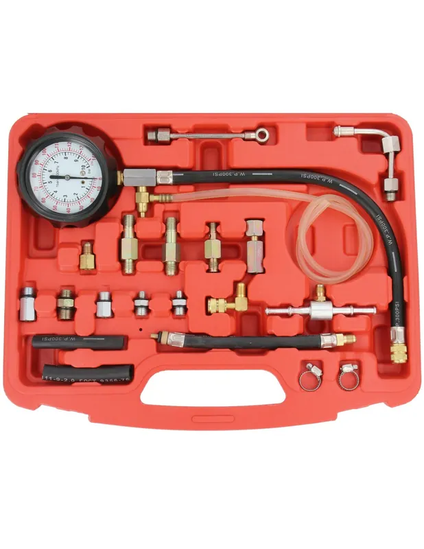 Comprobador de presión de bomba de combustible diesel y gasolina, 0 - 140 psi Oferta Especial