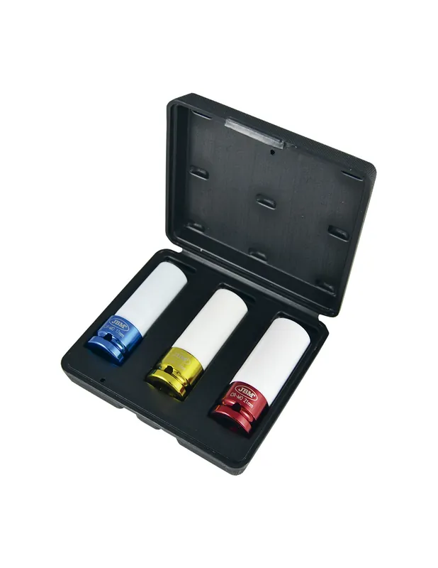JBM 51336 - KIT 3 VASOS DE 1/2" DE IMPACTO P/ LLANTAS DE ALUMINIO Precio Reducido