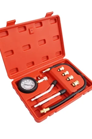 Compresimetro gasolina comprobador de compresion para motores gasolina universal, 8 piezas Más Vendido