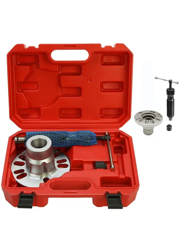 Kit profesional extractor para bujes, tambor y rodamientos hidráulico 10T universal (96 - 125mm) Mejor Calidad