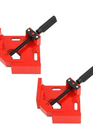 Juego de 2 escuadras sargento en angulo para soldar esquinas (compatible con metales), 68 mm Venta Final