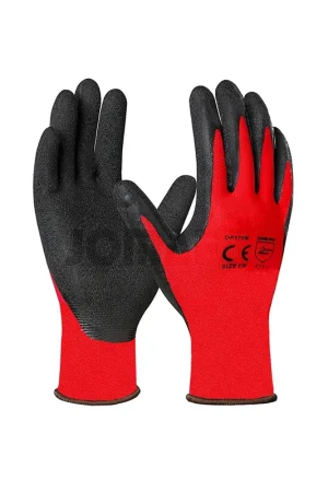 No Te Lo Pierdas Guantes de trabajo Poliester + Nitrilo rugoso transpirables reutilizables