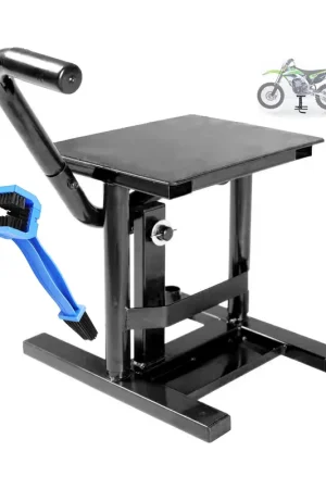 Stock Limitado Caballete / elevador para motos de cross, enduro con cepillo de limpieza de cadenas