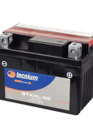 TECNIUM - BATERIA BTX4L-BS PARA MOTO Directo De Fábrica