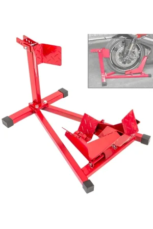 Soporte de motos para rueda delantera BASIC Universal Máxima Calidad