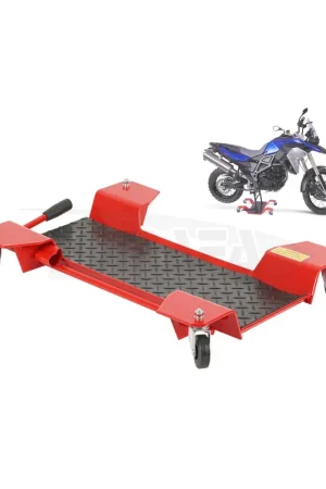 Plataforma con ruedas para moto, soporte central Mejor Calidad