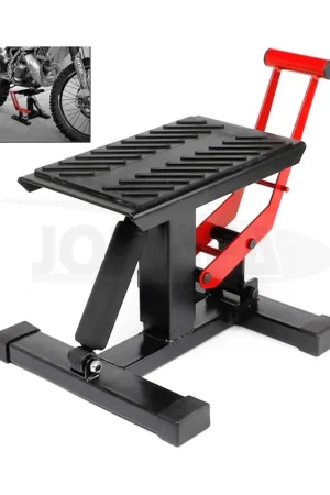 Solo Hoy Caballete / elevador para motos de cross, enduro con pedal de subida hidraulico, 150 kg