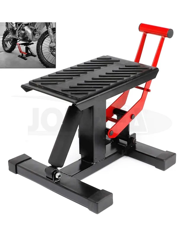 Solo Hoy Caballete / elevador para motos de cross, enduro con pedal de subida hidraulico, 150 kg