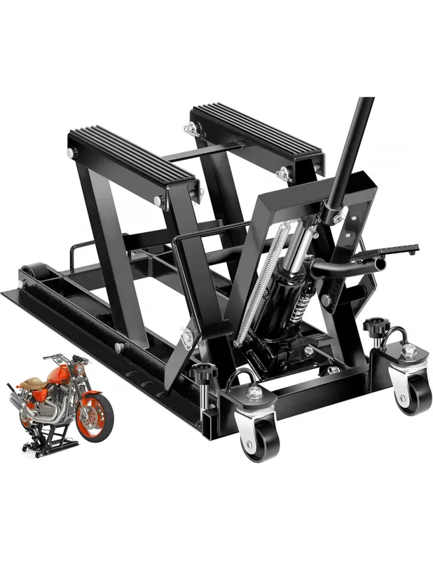 Elevador de motos y quads ATV hidraulico, capacidad para 680 kilos Lujoso
