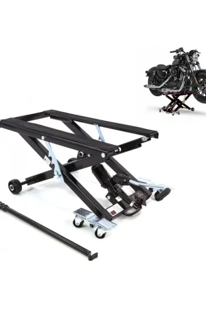 Elevador y plataforma de motos y quads 500kg hidraulico negro Nueva Colección