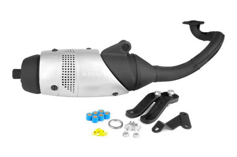 Tubo de escape Leovince Touring | Peugeot Squab 50 1995-1997 Máxima Calidad
