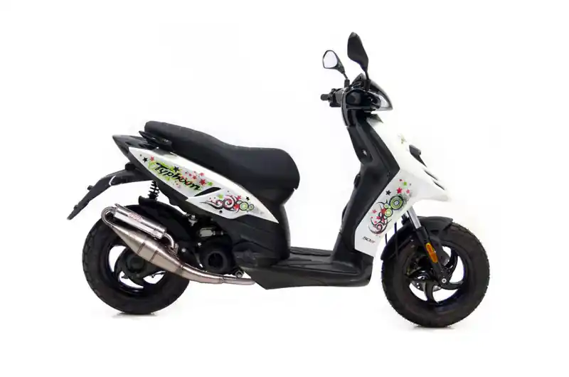 Artesanal Tubo de escape Leovince Hand Made TT | Piaggio Zip 50 2T DT 1995-1996 / Zip 50 2T TT 1993-1999