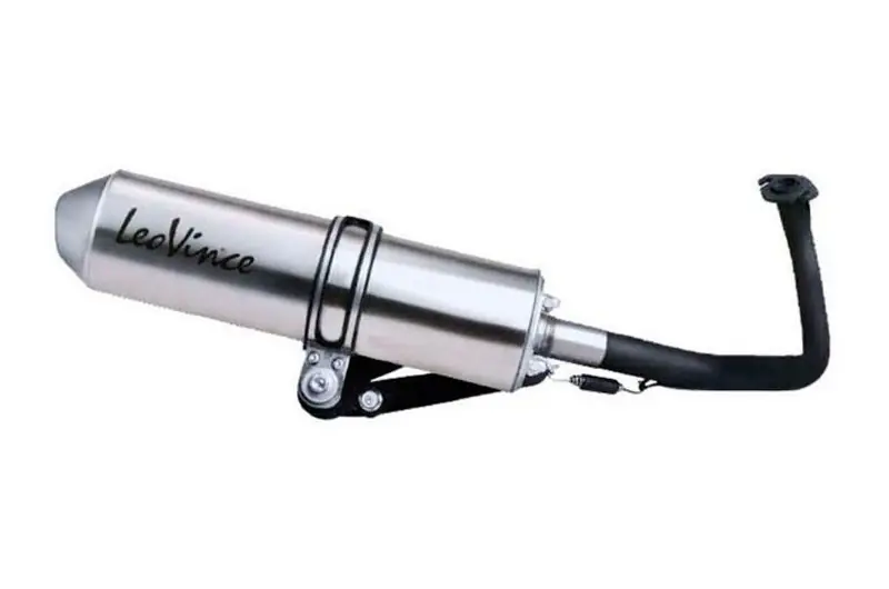 Profesional Tubo de escape Leovince Scoot Hand Made TT | Kymco Agility 50 4T (139 QMB) 2007-2012