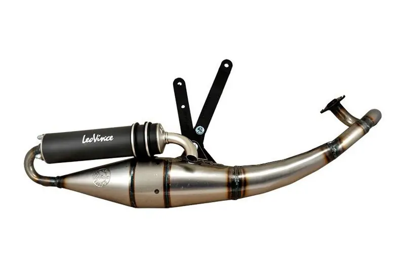 Marca Reconocida Tubo de escape Leovince TT Black Edition | Peugeot Jet Force 50 / Speedfight 50 3 AC 2T DT ...