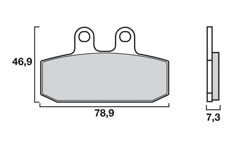 A Buen Precio Pastillas de freno Brembo Sinterizada (07006XS) | Aprilia / Derbi / Malaguti