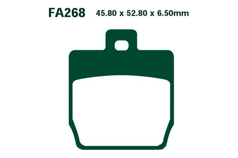 Artesanal Pastillas de freno delantero / trasero EBC Sintered HH Scooter (SFA268HH) | Yamaha / MBK / Quadro/Qooder