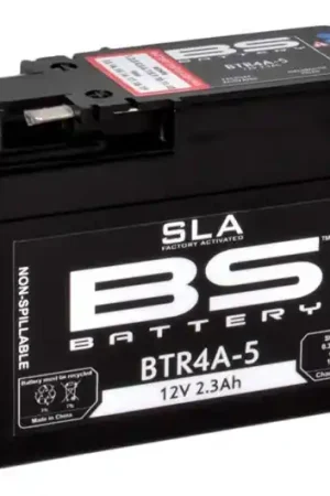 Máxima Calidad Batería BS Battery BTR4A-5 sin mantenimiento