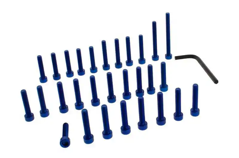 Kit tornillería motor Pro Bolt Aluminio Azul | Kawasaki Z 800 A 2013-2015 / Z 800 B 2013-2017 Edición Limitada