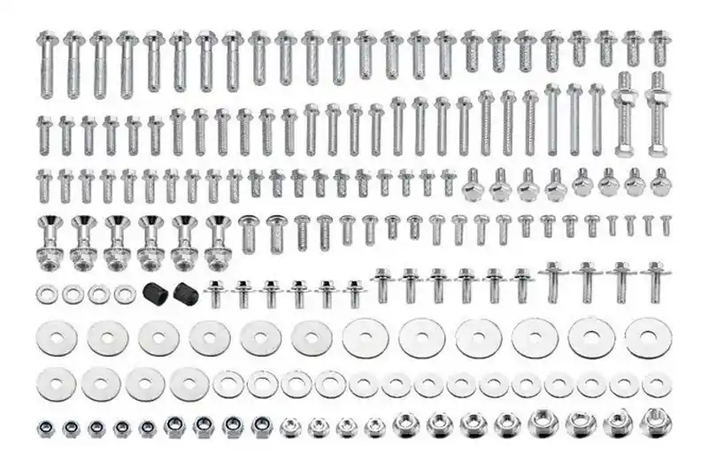 Promoción Exclusiva Kit tornillería moto JMP 179 Piezas para Motos japonesas