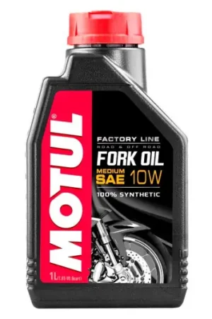 Ocasión Especial Aceite de horquilla Motul Sintetico 10W Fork Oil Factory Line Medium 1L