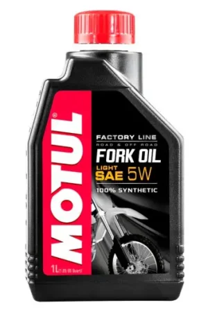 Garantía De Devolución De Dinero Aceite de horquilla Motul Sintetico 5W Fork Oil Factory Line Light 1L