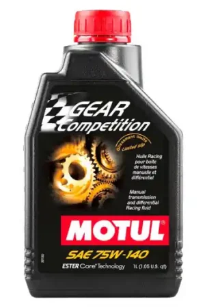 Aceite de transmision Motul Sintetico 75W140 Gear Compétition 1L Liquidación