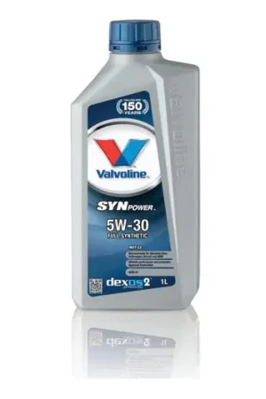 Exclusivo Aceite de motor Valvoline 5W30 MST C3 Synpower 1L