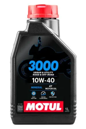 Compra Hoy Aceite de motor Motul Mineral 10W40 3000 4T 1L