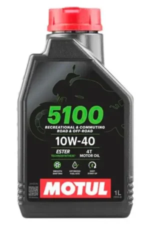 Aceite de motor Motul Sintetico 10W40 5100 4T 1L Envío Gratis