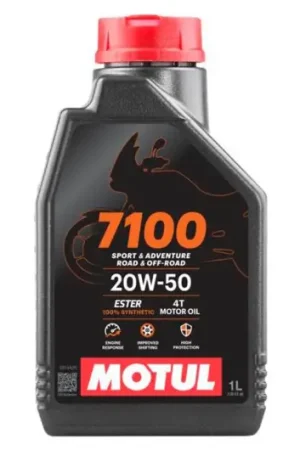 Últimas Unidades Aceite de motor Motul Sintetico 20W50 4T 7100 1L