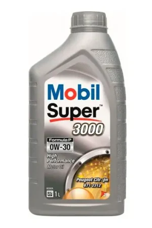 Aceite de motor Mobil 00W30 Formula Super 3000 1L Marca Reconocida