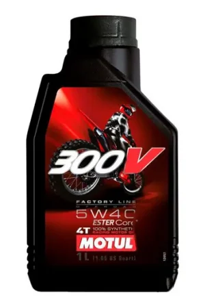 Precio Económico Aceite de motor Motul Sintetico 5W40 300V 4T Factory Line Off Road 1L