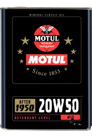 Aceite de motor Motul 20W50 4T Classic Oil 2L Precio Rebajado