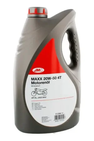 Aceite de motor JMC Mineral 20W50 4T Maxx 4L Auténtico