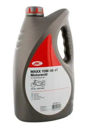 Aceite de motor JMC Sintetico 10W40 Maxx GP 4T 4L Promoción