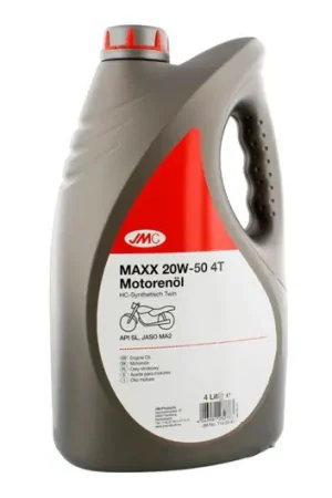 Aceite de motor JMC HC-Sintetico 20W50 4T Maxx Twin 4L Oferta