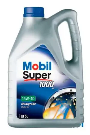 Aceite de motor Mobil 15W40 Super 1000 5L Últimas Unidades