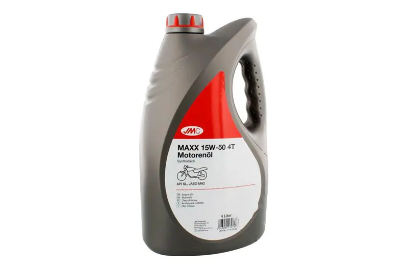 Aceite de motor JMC Sintetico 15W50 4T Maxx 4L Lujoso